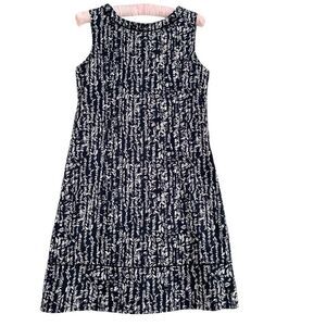Skunkfunk Organic Cotton Fair Trade Sleeveless Black and White Dress XS
